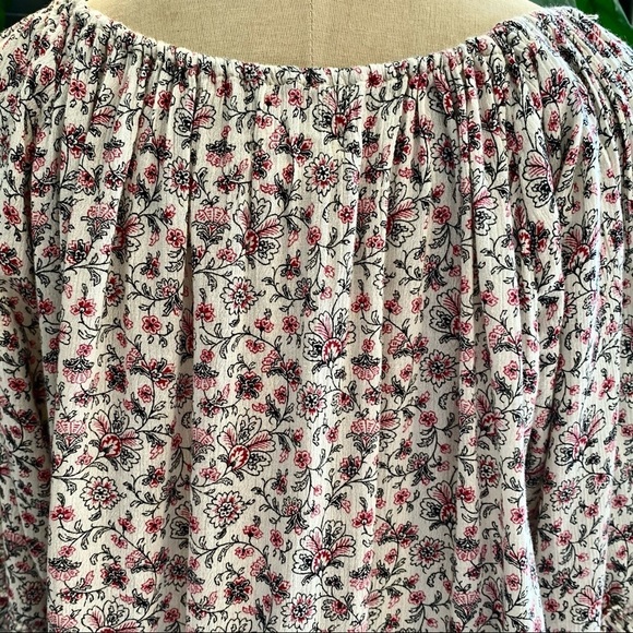 Denim & Supply Rl Boho Peasant Ruffle Top - Picture 14 of 15